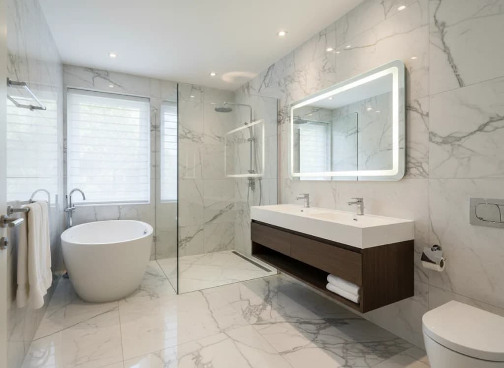 Converted residential room