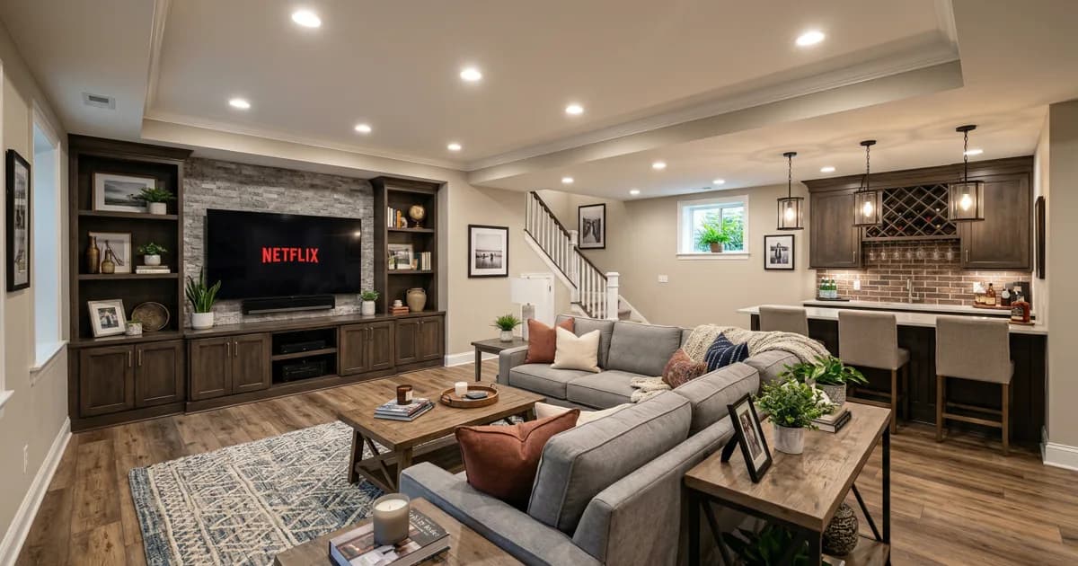 Basement Finishing Cost Guide for Beaumont Lexington