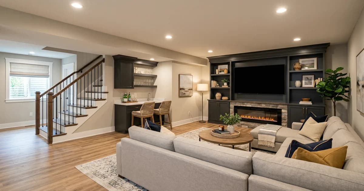 Basement Finishing Timeline and Budget for Firebrook Lexington Homes