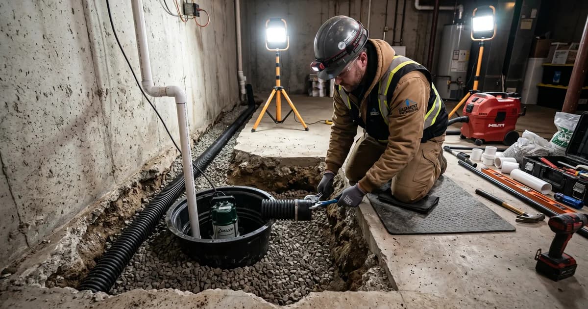 Basement Waterproofing in Palomar, Lexington KY | Handy Manny's LLC