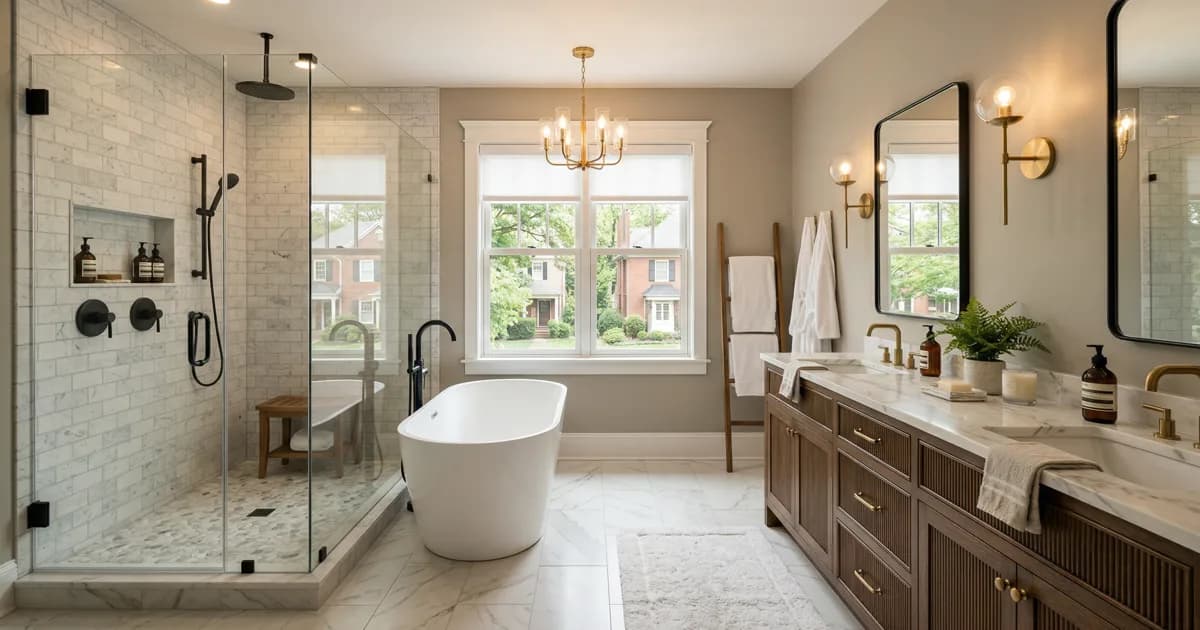 Bathroom Remodeling vs Full Renovation: What Chevy Chase Homeowners Choose