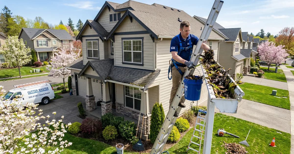 Gutter Cleaning & Repair in Hamburg/Andover, Lexington KY — Don't Let Spring Rain Destroy Your Home