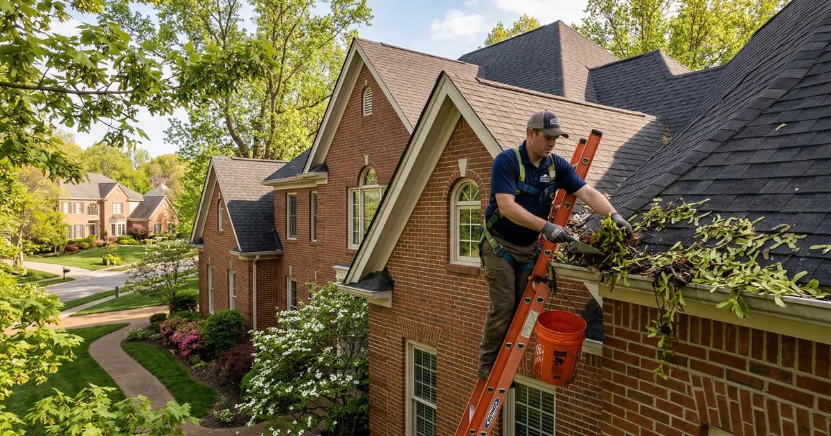 Gutter Cleaning & Repair in Hartland, Lexington KY | Handy Manny's LLC