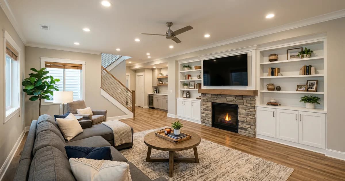 How Long Does Basement Finishing Take in Hartland, Lexington?