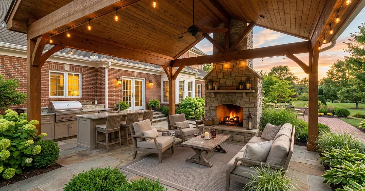 How Long Does Outdoor Living Take in Chevy Chase, Lexington?