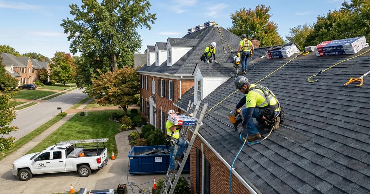 How Long Does Roofing Take in Chevy Chase, Lexington?