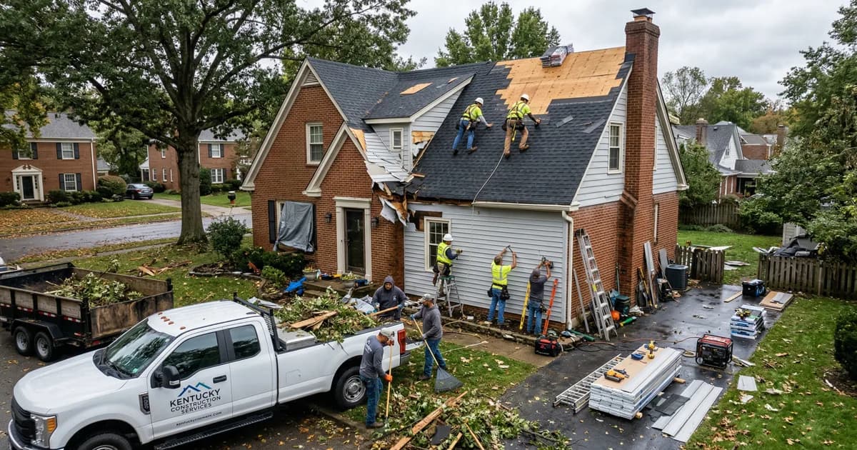 How Much Does Storm Damage Repair Cost in Chevy Chase, Lexington?