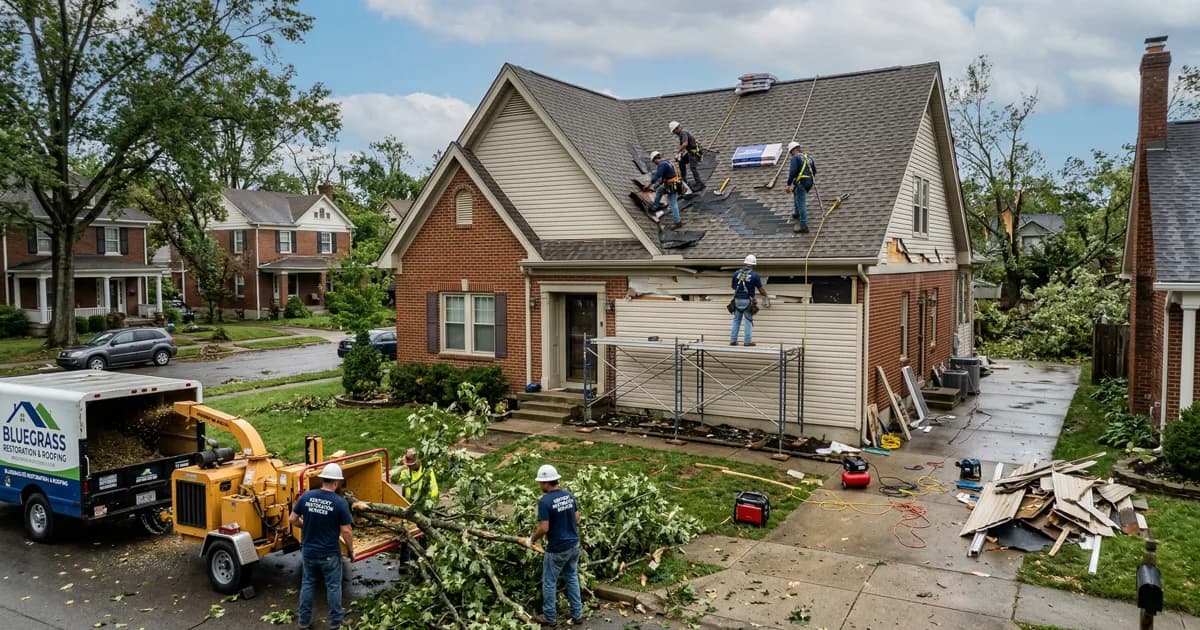 How to Get a Free Storm Damage Repair Estimate in Lexington, KY