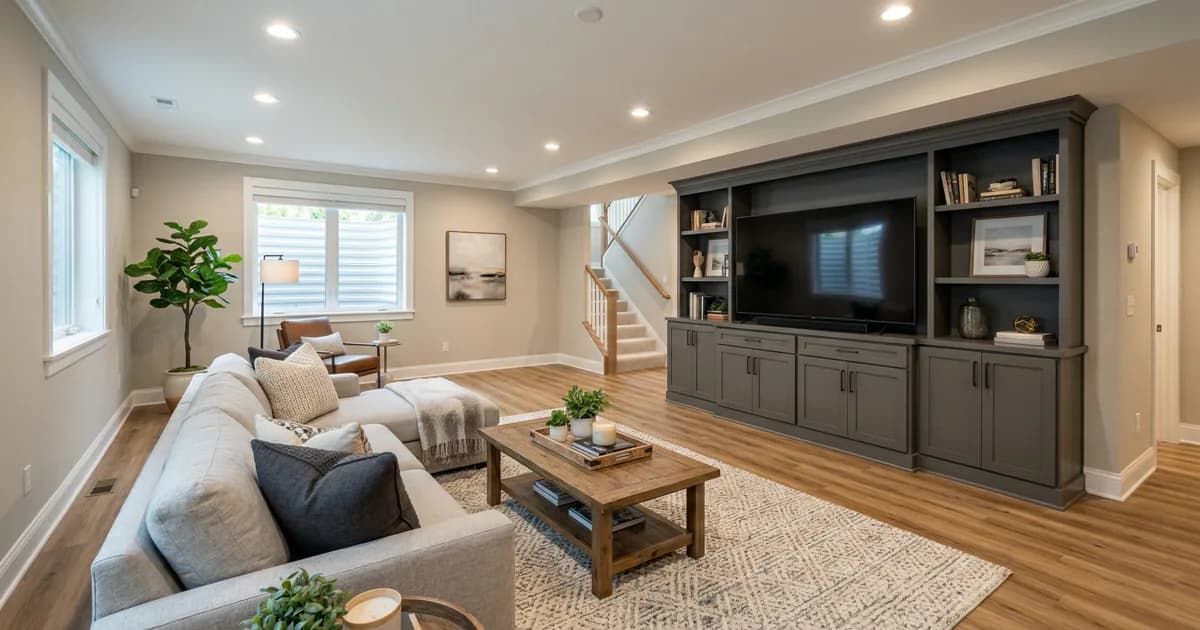 Seasonal Basement Finishing Guide for Firebrook Lexington