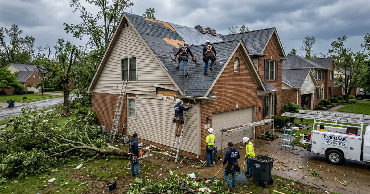 Signs You Need Storm Damage Repair in Andover Hills Winchester