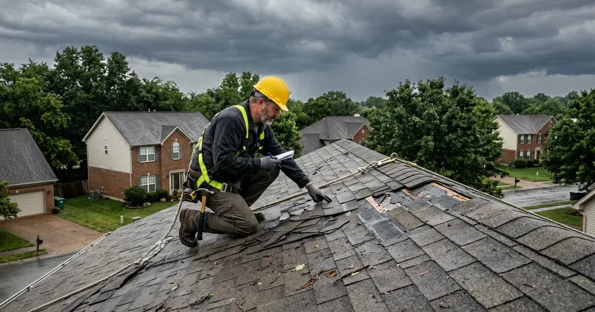 What to Do After a Storm Hits Your Lexington Home (From a Contractor Who's Seen It All)