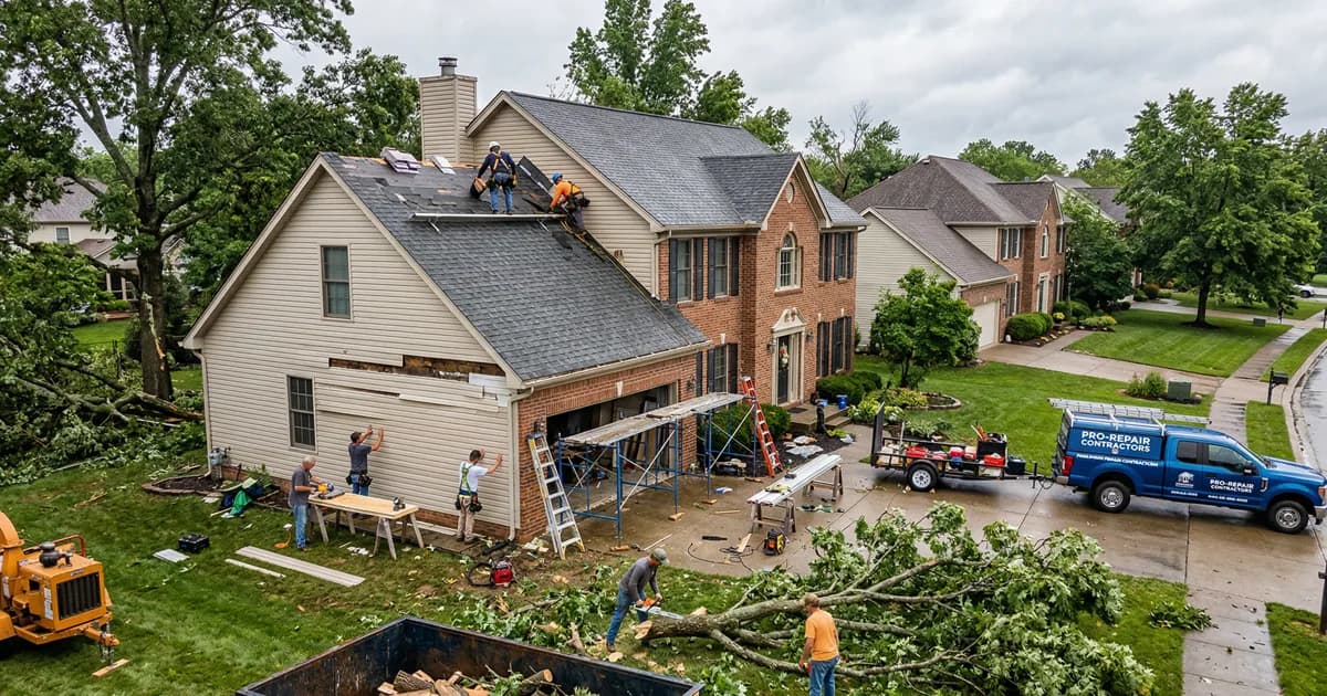 Storm Damage Repair Timeline and Budget for Palomar Lexington Homes