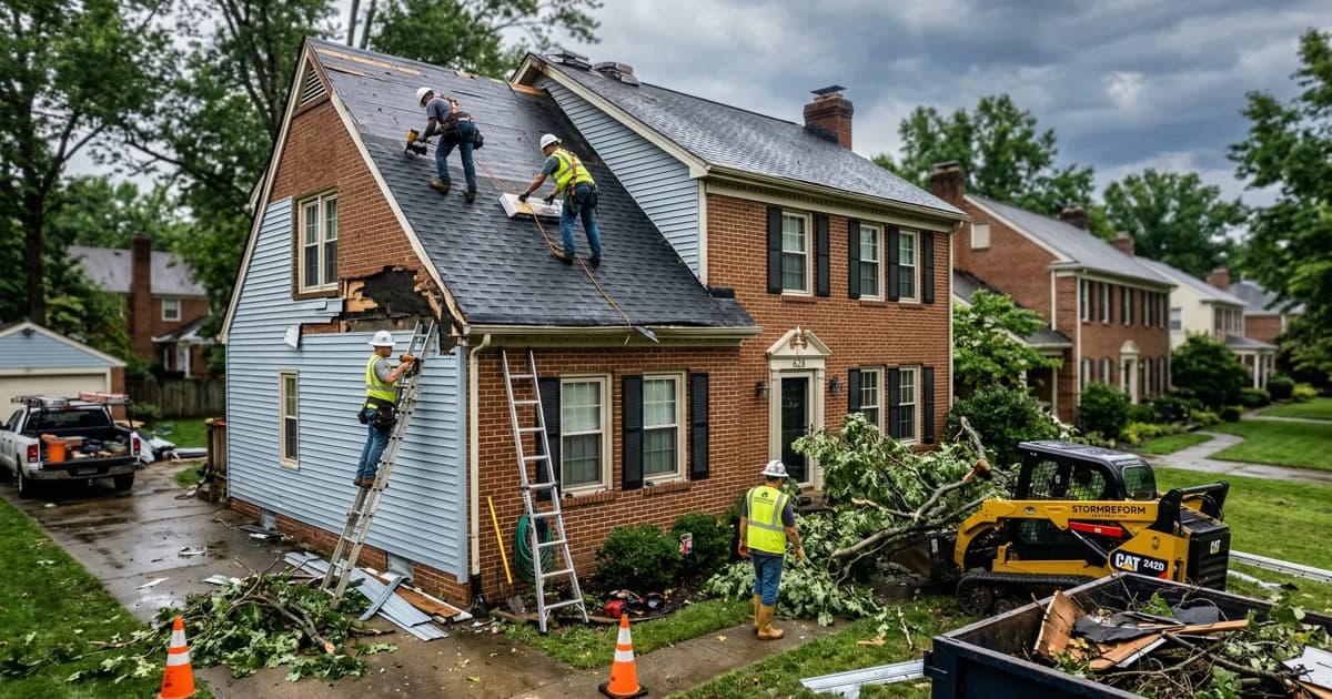 Storm Damage Repair vs Full Renovation: What Chevy Chase Homeowners Choose