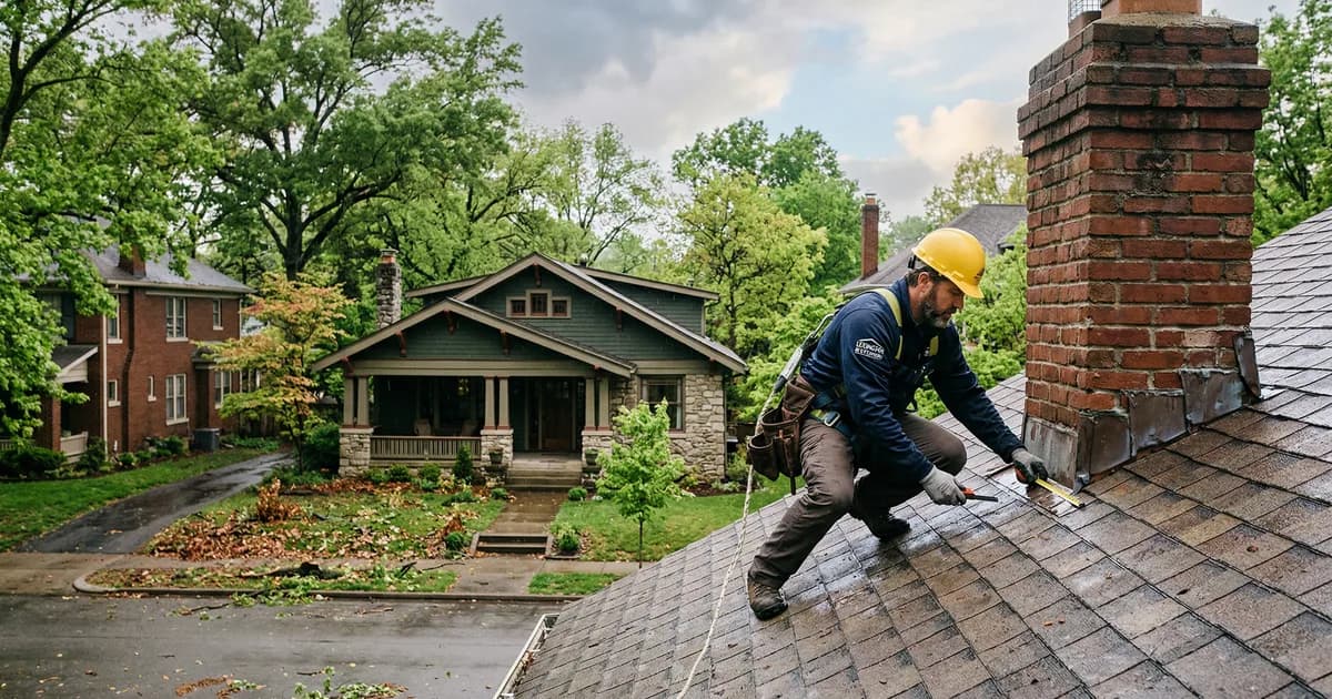 Storm Damage Roof Repair in Chevy Chase (Lexington, KY): What to Do First