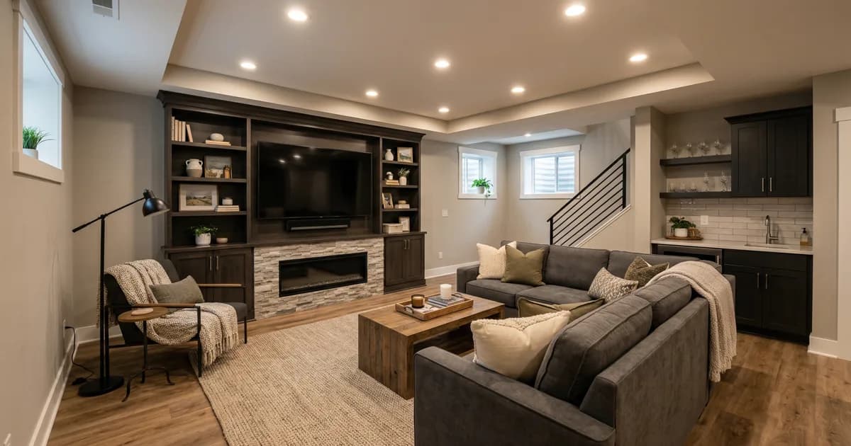 Top Basement Finishing Trends in Downtown Frankfort