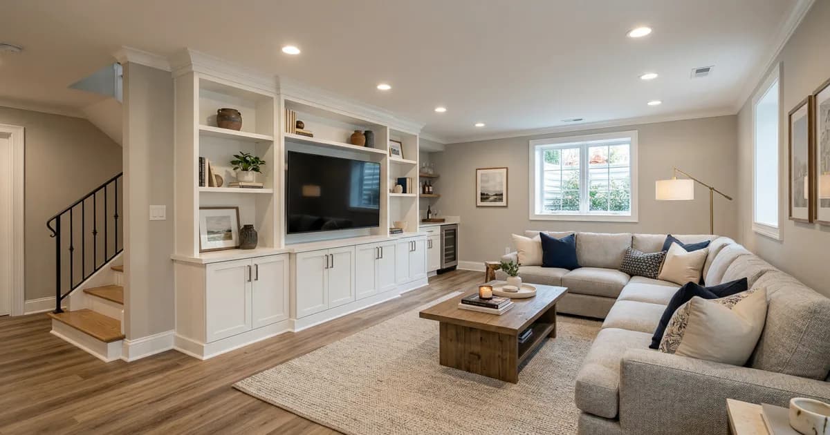 Why Chevy Chase Homeowners Hire Professionals for Basement Finishing