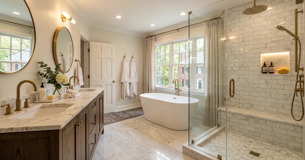 Why Chevy Chase Homeowners Hire Professionals for Bathroom Remodeling